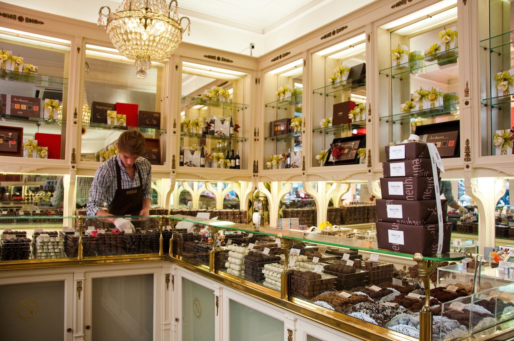Chocolate store Neuhaus - Brussels ©Pieter Heremans