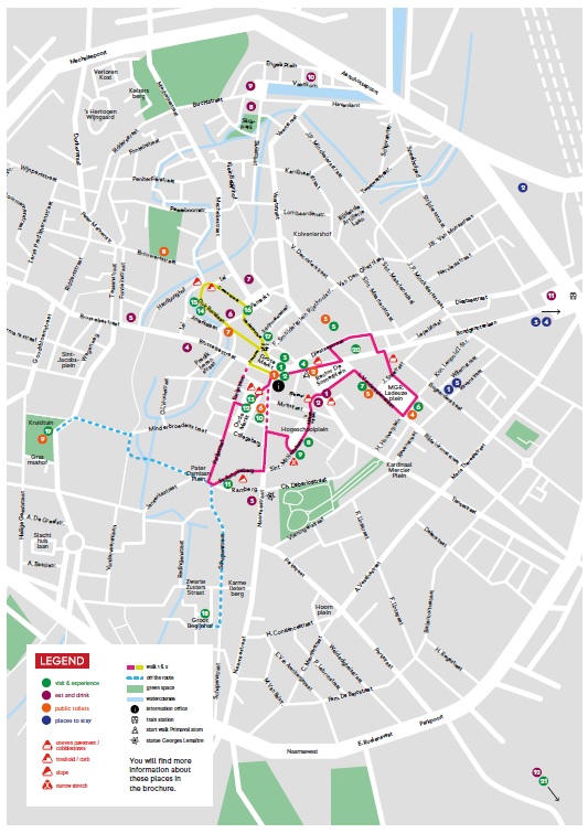 access Leuven - map
