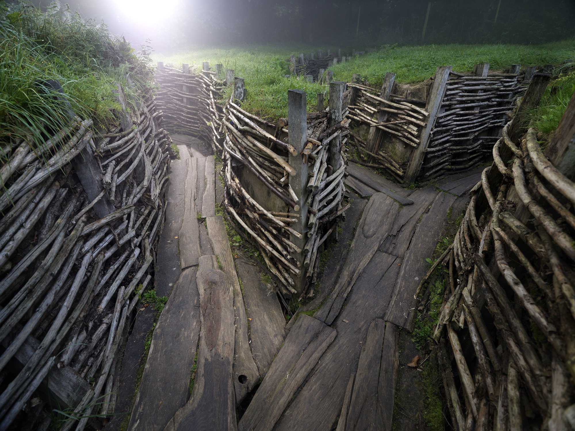 Bayernwald Wijtschate trenches