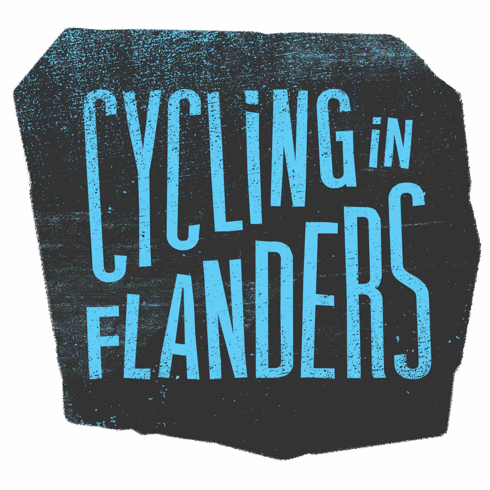 Cycling in Flanders - blauw logo