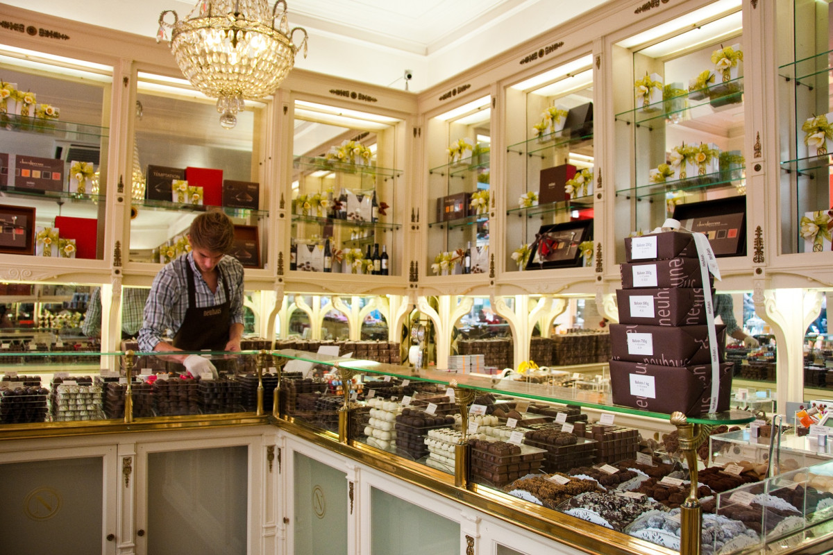 Chocolate store Neuhaus - Brussels ©Pieter Heremans